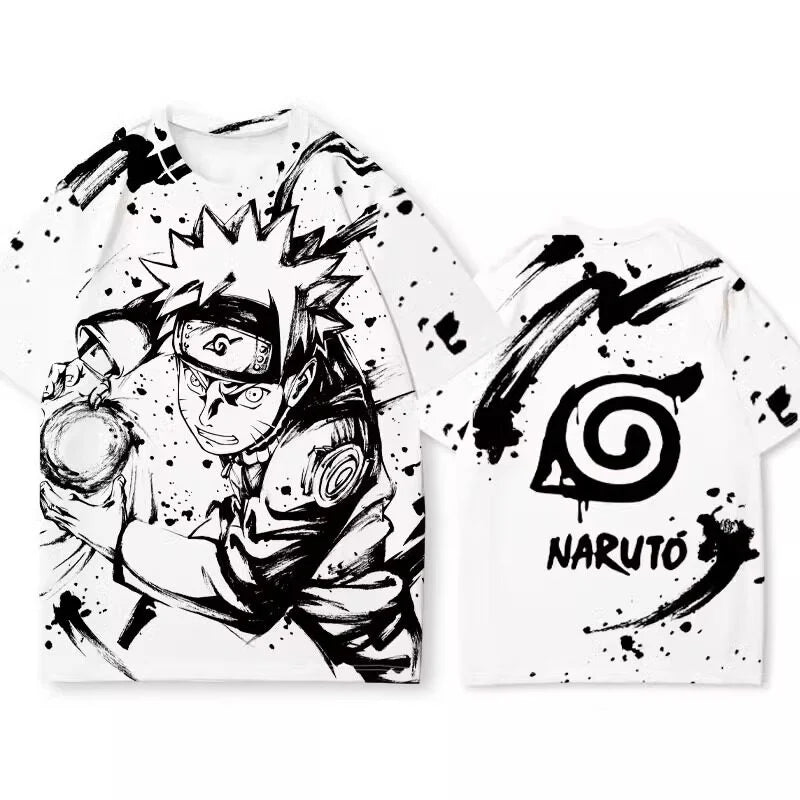 Naruto Anime Parent-Child Short Sleeved T-Shirt