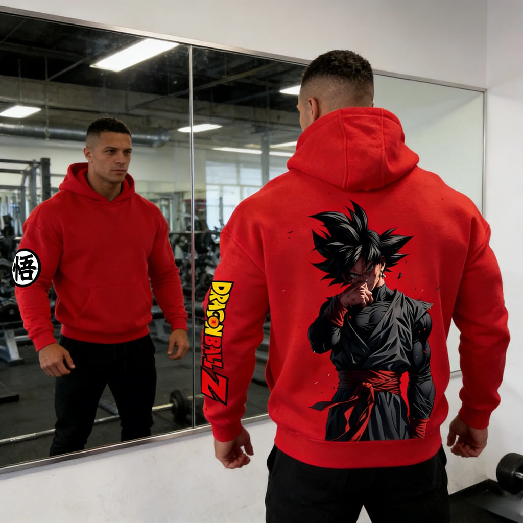 2026 Goku Black Hoodie Men - 100% Cotton Oversized
