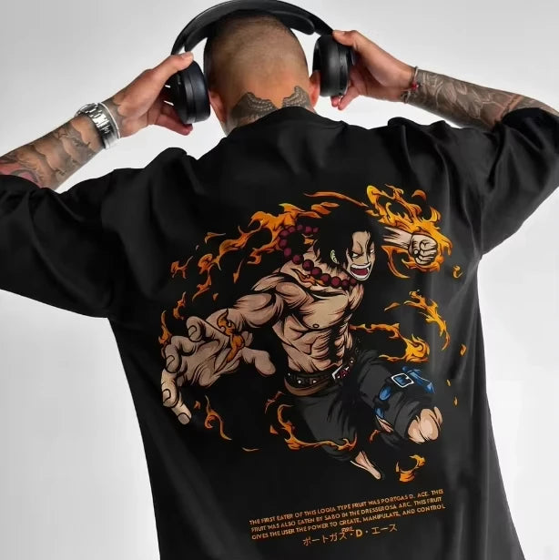 ONE PIECE Classic Graphic T-Shirt for Anime Fans