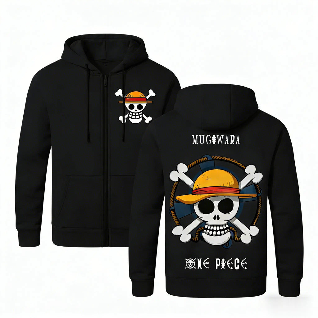 One Piece Straw Hat Crew Hoodie for Men and Women