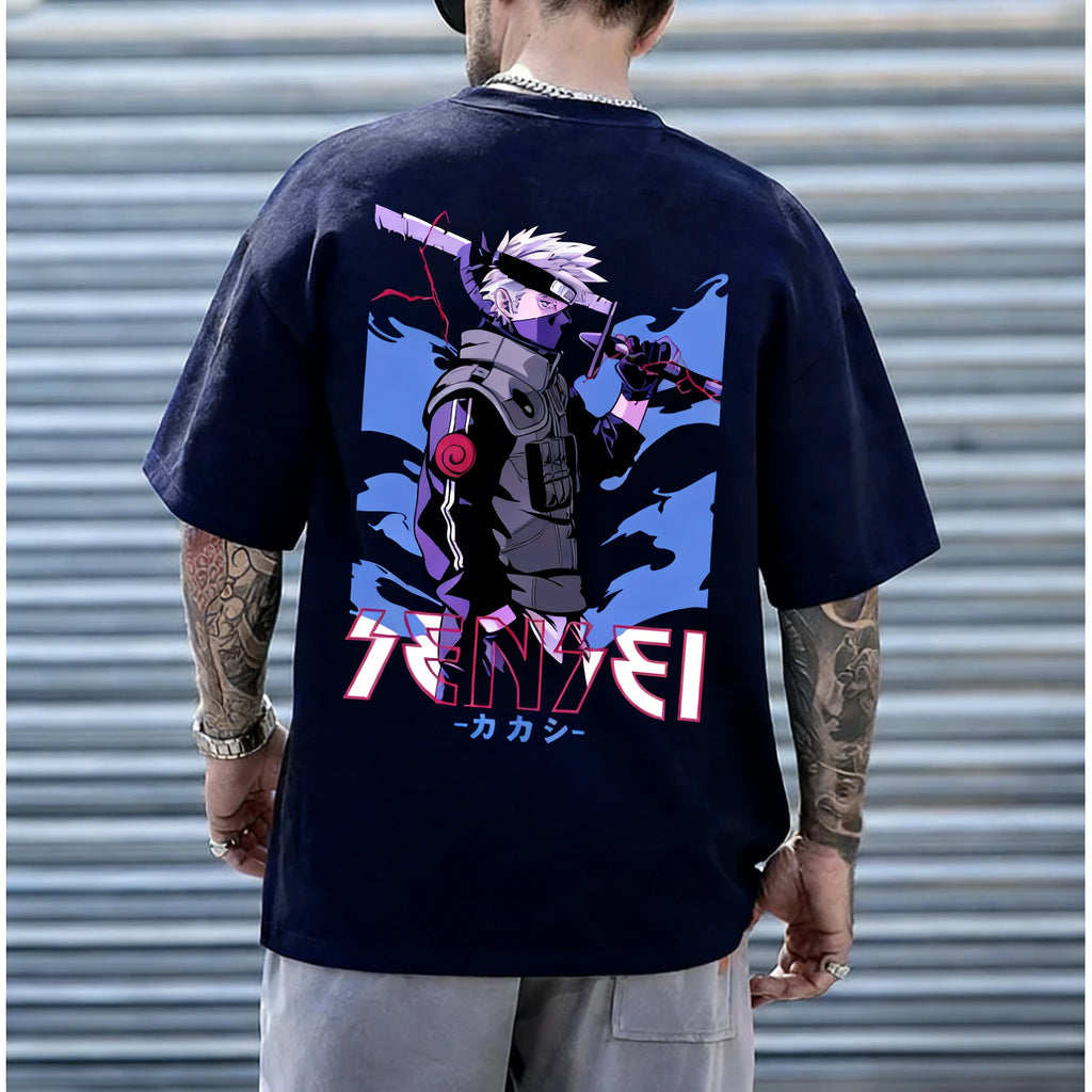 Naruto Kakashi Cyber Style Men's T-shirt
