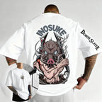 Demon Slayer Inosuke Printed T-shirt for Summer