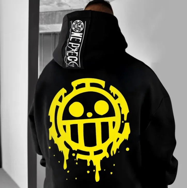 One Piece Anime Printed Oversized Hoodies