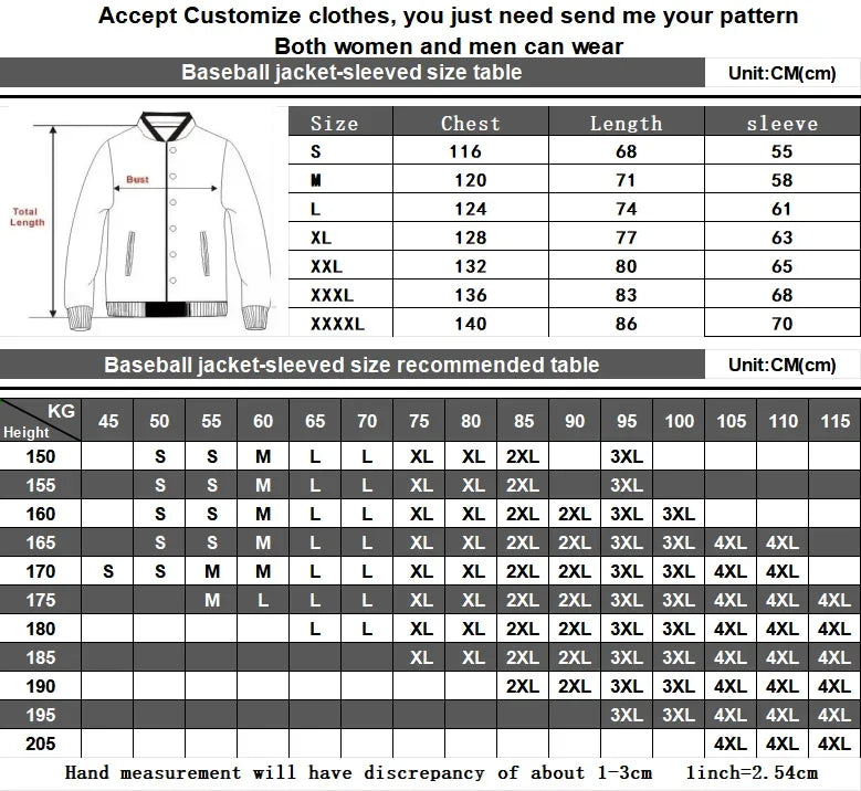2025 Fashion High Quality Baseball Jacket