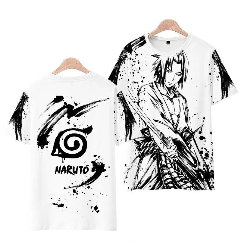 Anime Naruto Sasuke Cartoon Summer T-Shirt