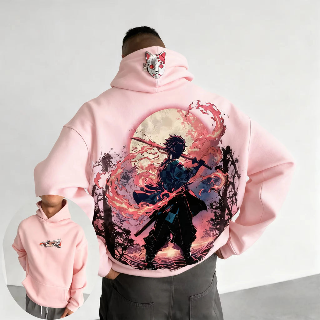 Devil Killer Kamado Tanjirou Hoodie - Unisex Anime Fashion