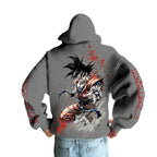 2026 Dragon Ball Retro Anime Hoodie - Son Goku Print