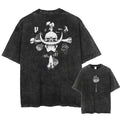 Anime One Piece Luffy Printed Cotton T-Shirt for Men