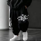 2026 One Piece Anime Print Baggy Joggers for Men
