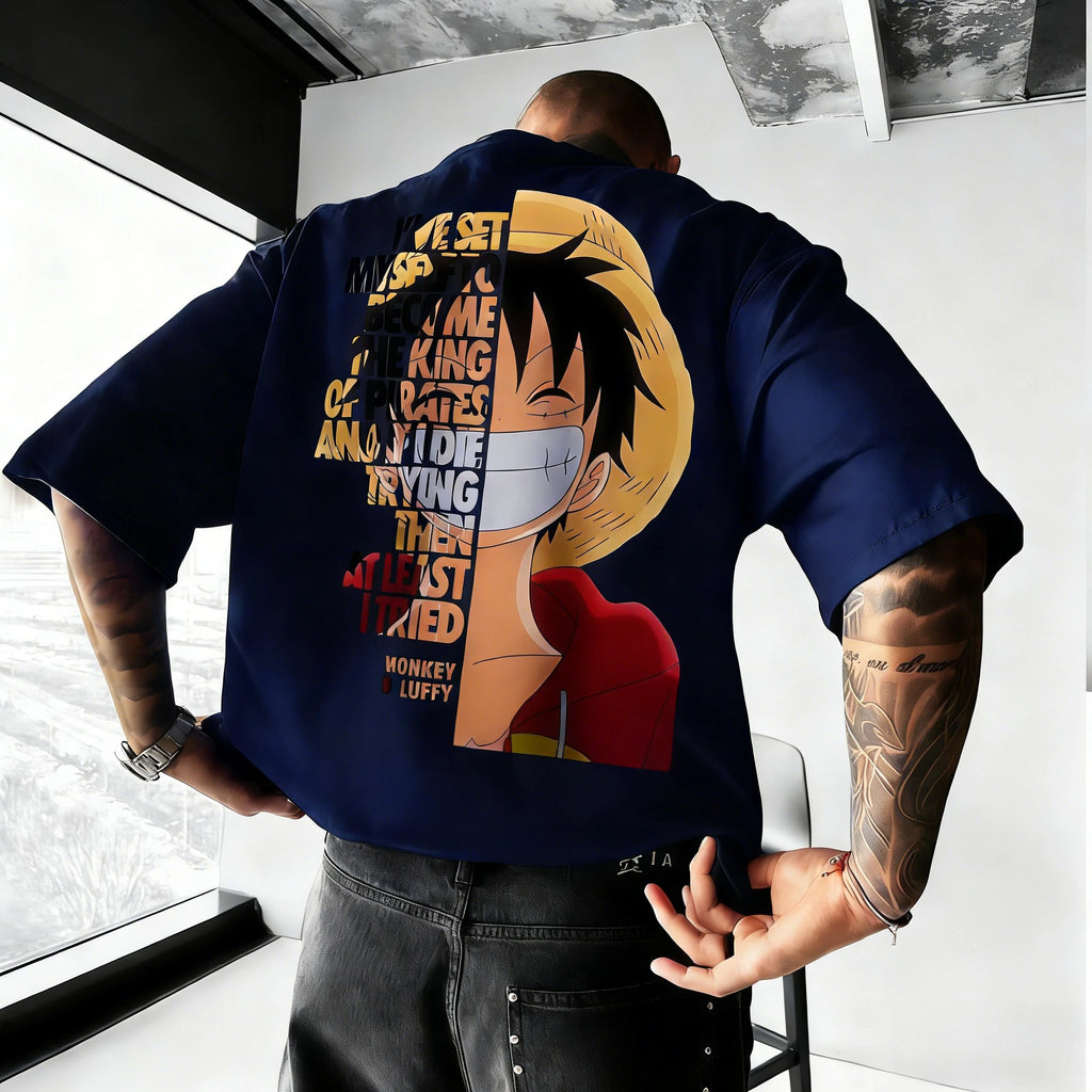 One Piece Anime Cotton T-Shirt for Summer