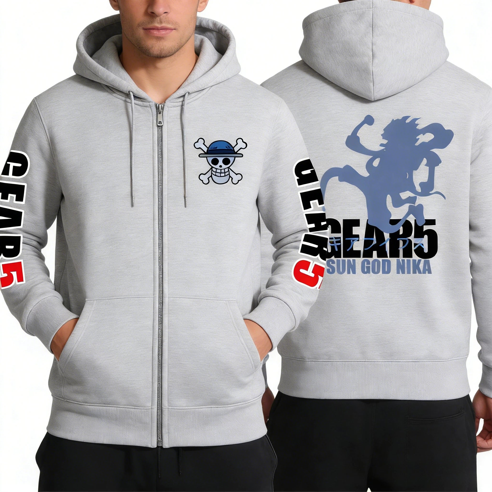 2026 New Spring Autumn Gear 5 Nika Anime Hoodie