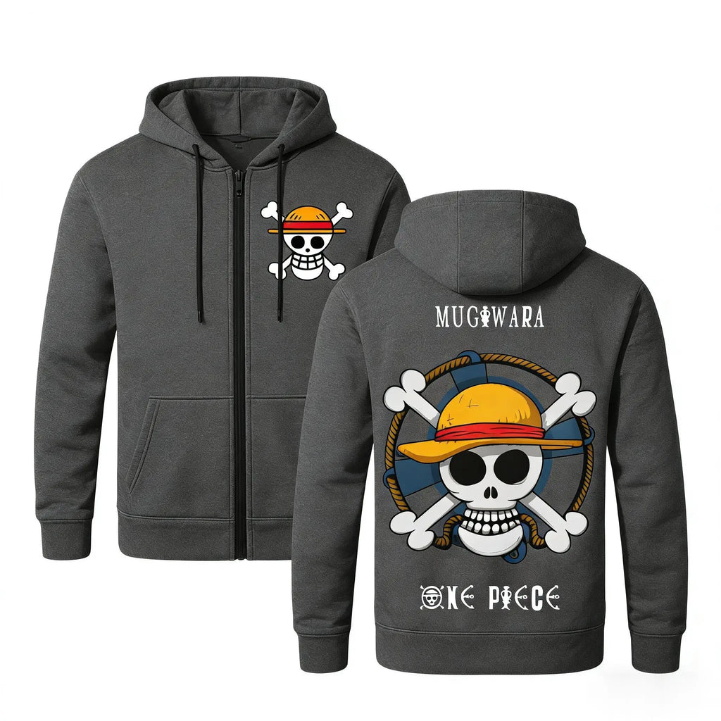 One Piece Straw Hat Crew Hoodie for Men and Women
