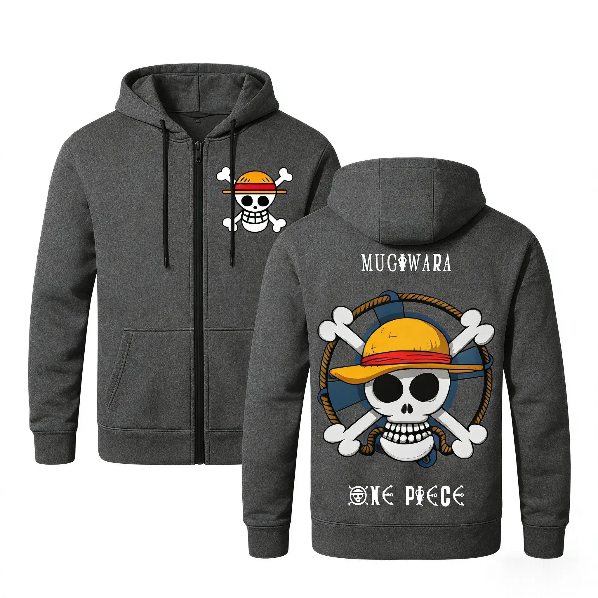 One Piece Straw Hat Crew Hoodie for Men and Women