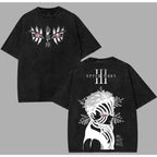 Anime Demon Slayer Retro T-shirt for Spring/Summer