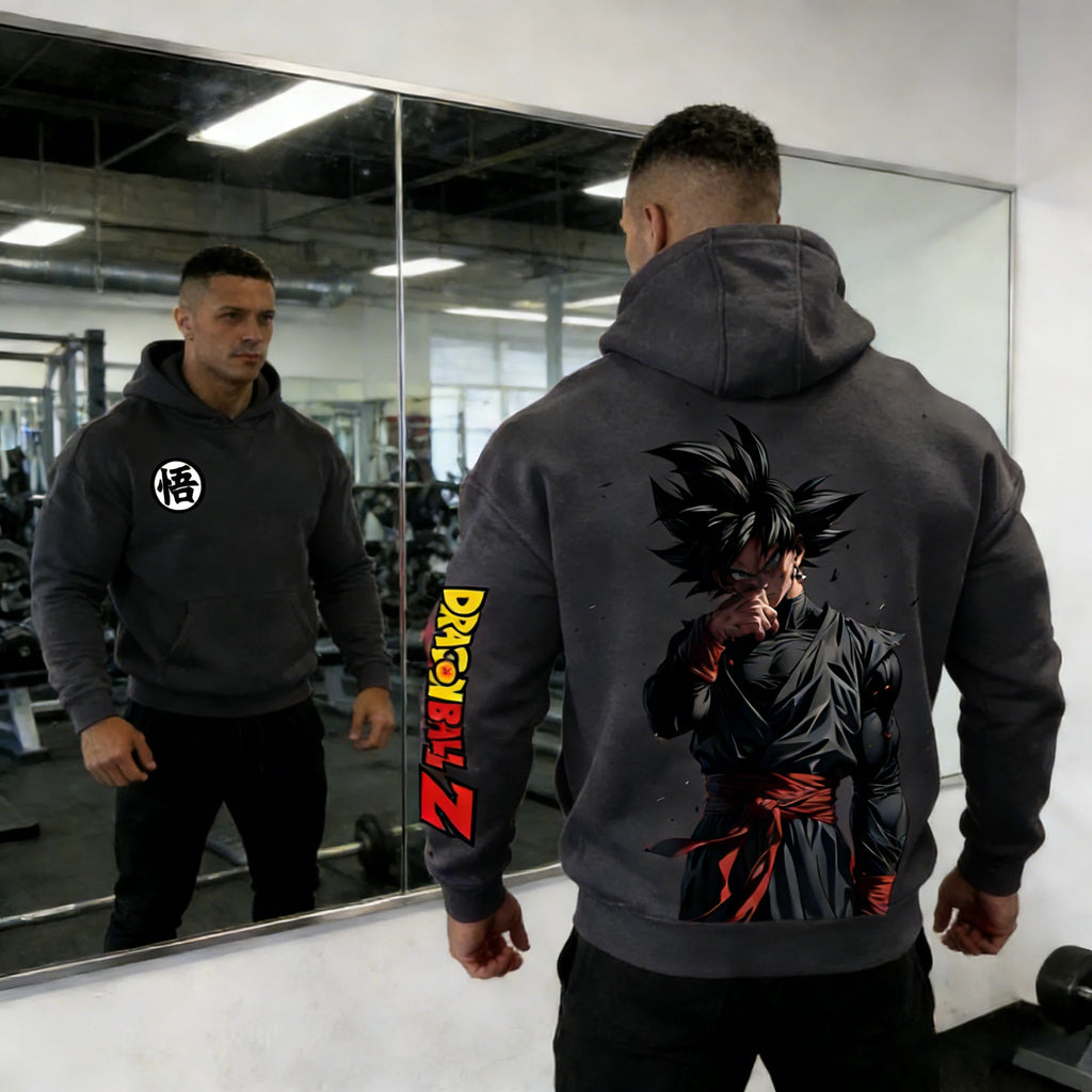 2026 Goku Black Hoodie Men - 100% Cotton Oversized