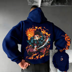 Super Sized Demon Slayer Anime Unisex Hoodie
