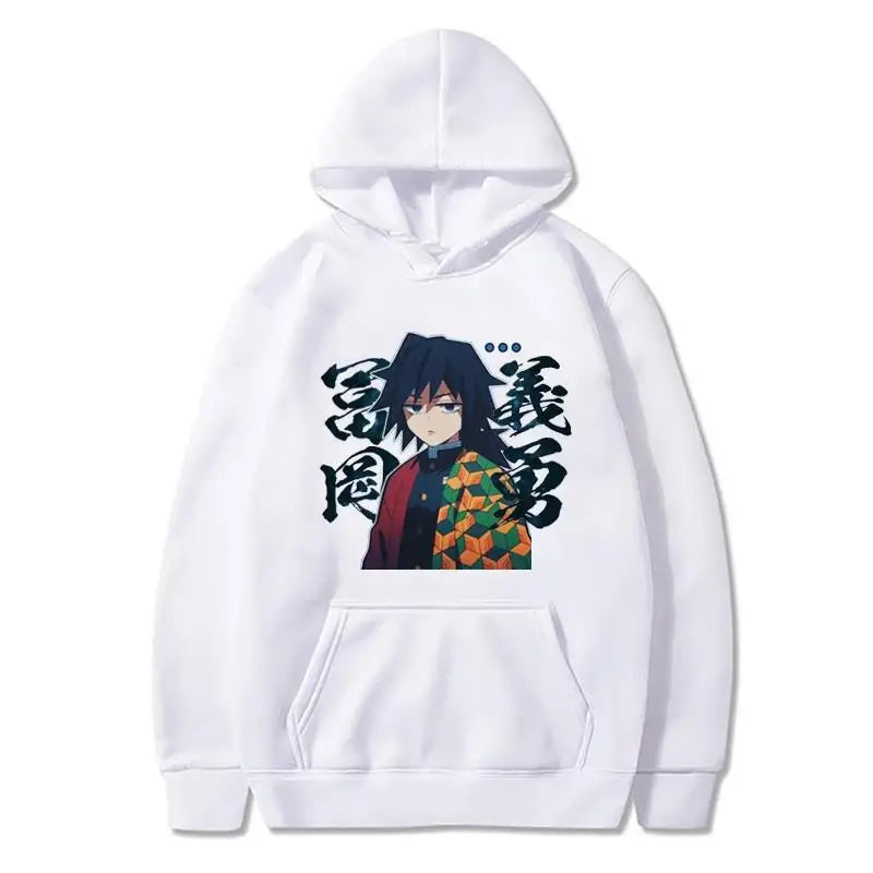 Demon Slayer Tomioka Giyuu Printed Hoodie