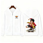 One Piece Monkey D Luffy Zip Up Hoodie