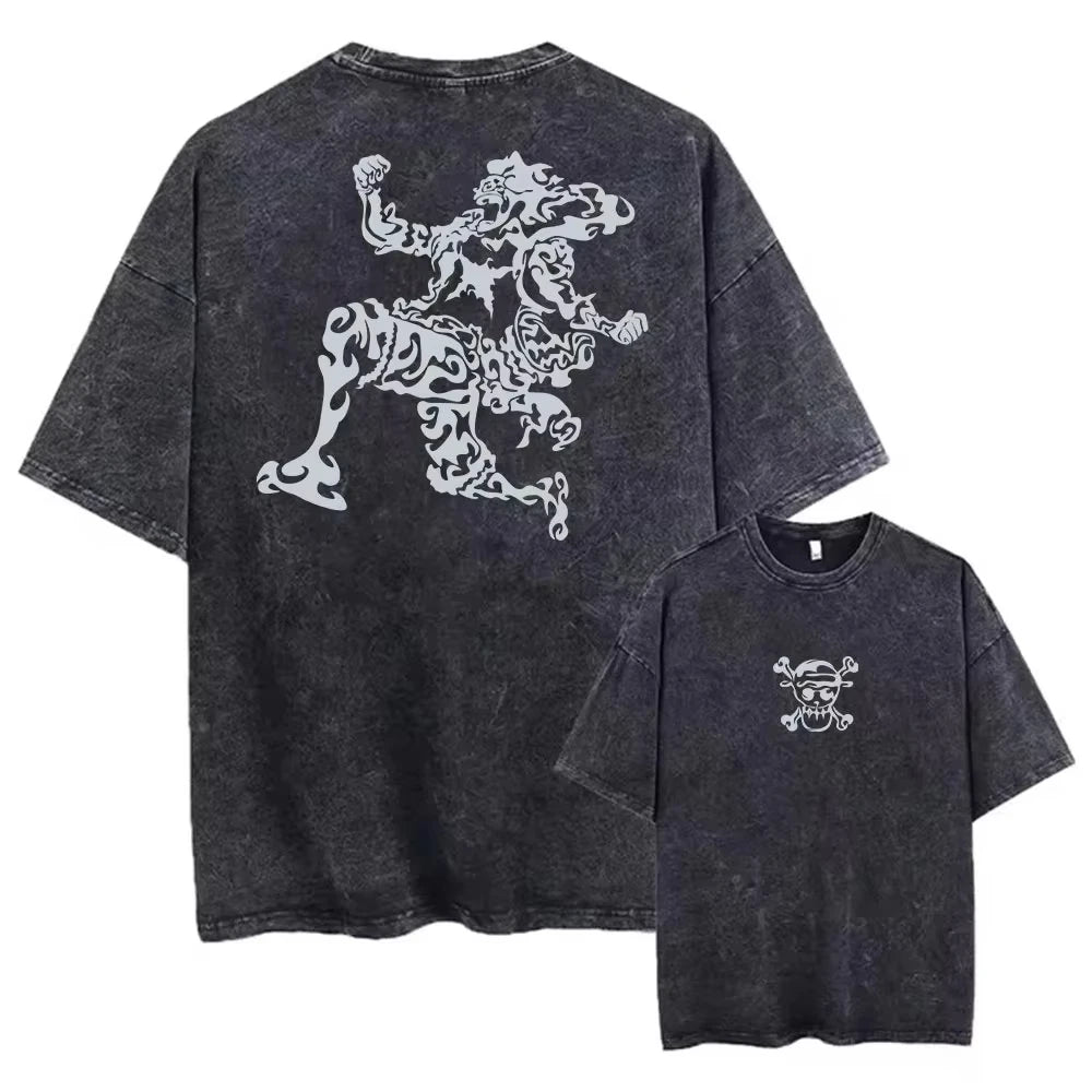 Vintage ONE PIECE Anime Nika Luffy T-Shirt