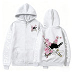 Unisex Oversized Zip Up Hoodie - Streetwear Jacket