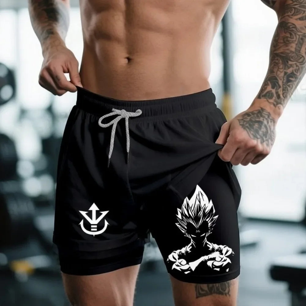 Dragon Ball Z Goku Sports Fitness Badminton Shorts