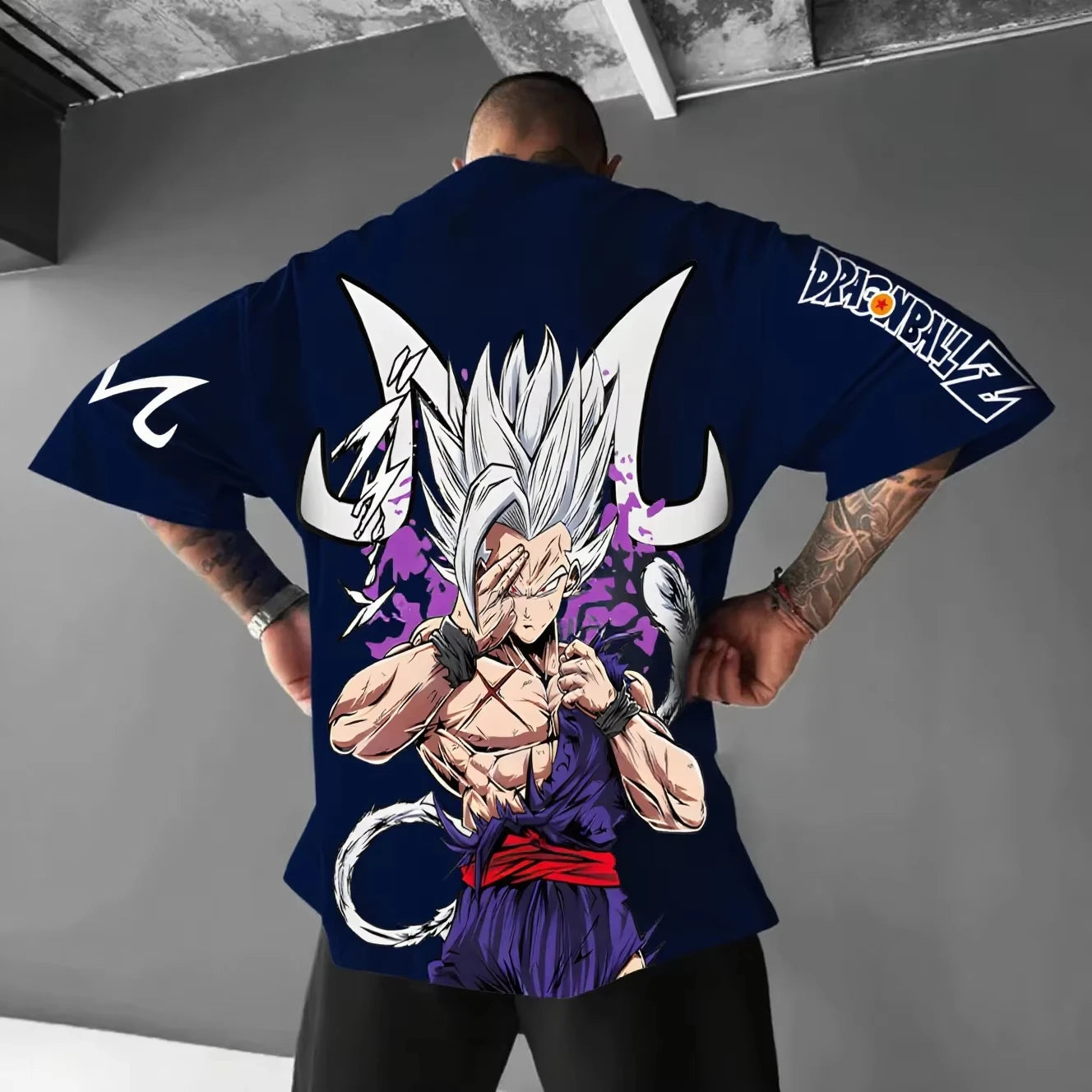 2026 Dragon Ball Men's Oversized Graphic T-Shirt
