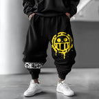 2026 One Piece Anime Print Baggy Joggers for Men