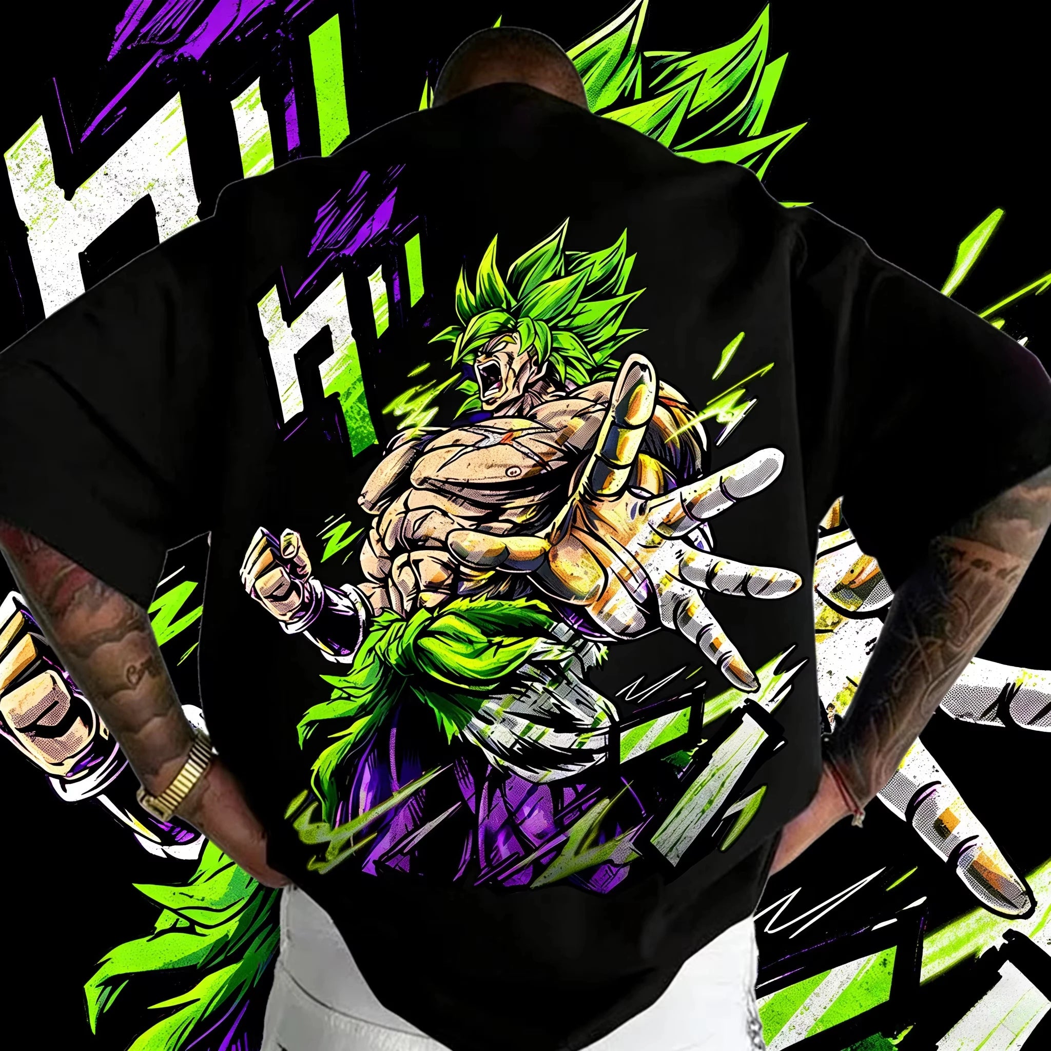 2026 Dragon Ball Print Gym T-shirt for Men and Women