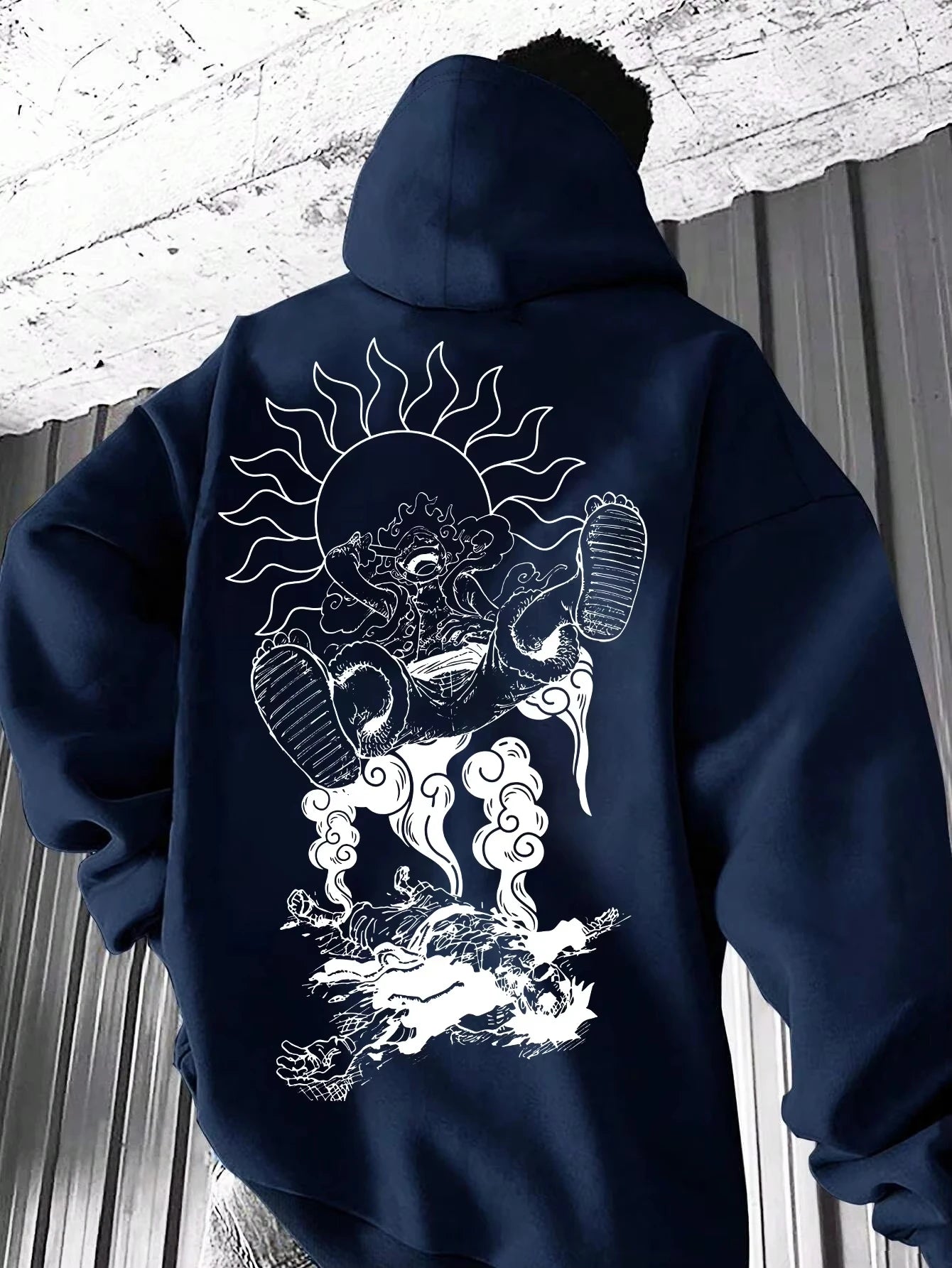 ONE PIECE Men's Cotton Casual Hooded Streetwear