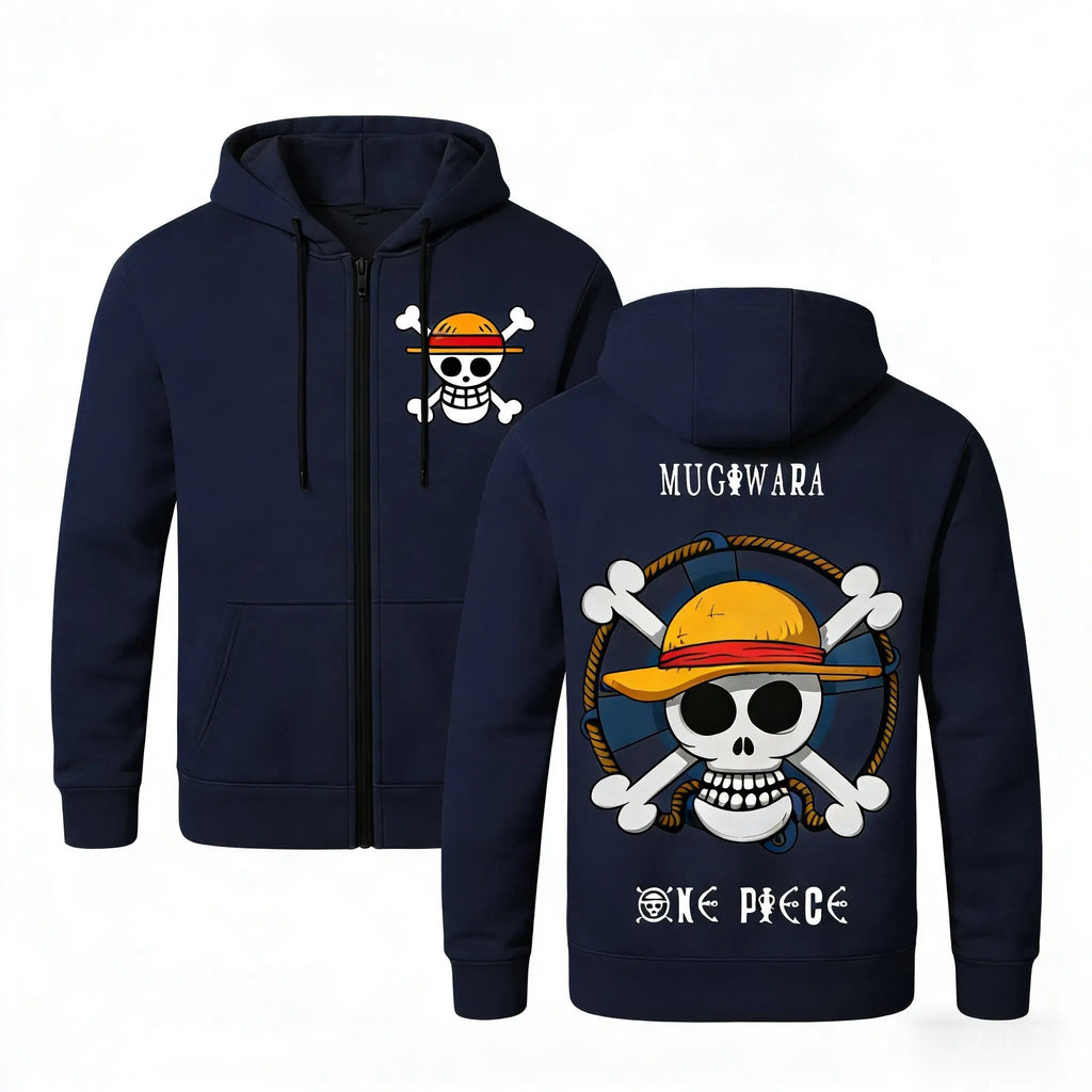 One Piece Straw Hat Crew Hoodie for Men and Women