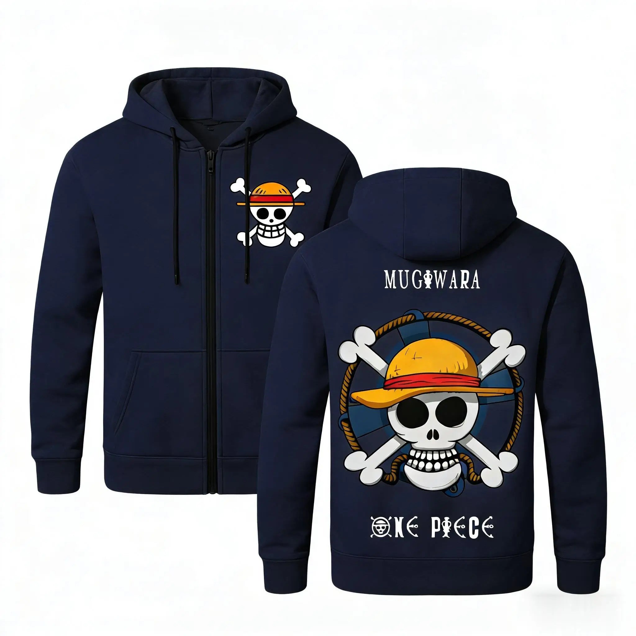 One Piece Straw Hat Crew Hoodie for Men and Women