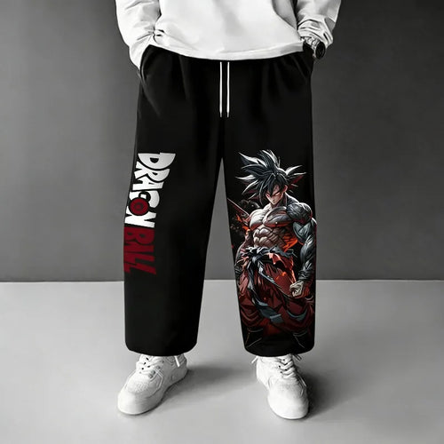 2026 Dragon Ball Goku Jogger Pants - Hip Hop Fashion