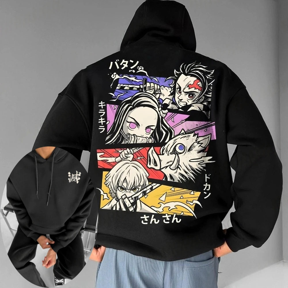 2026 New Year Devil Killer Kimetsu No Yaiba Hoodie