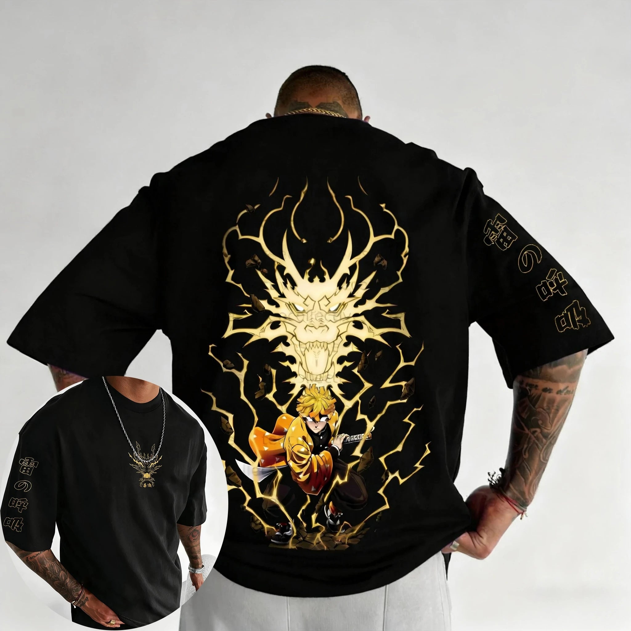 Demon Slayer Agatsuma Zenitsu T-Shirt for Men