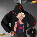 Anime Dragon Ball Cotton Hoodie - Unisex Oversized Sweatshirt