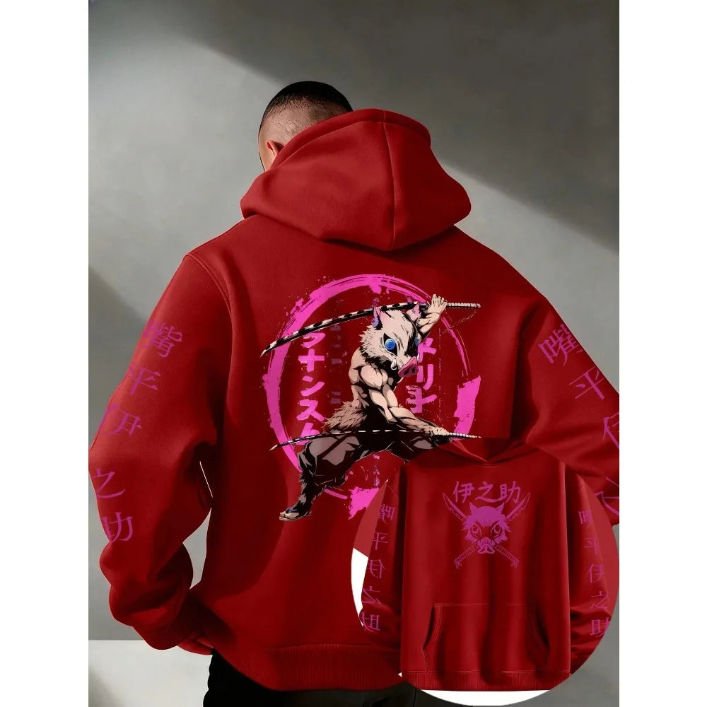 Y2K Anime Blade of The Ghosts Men's Hoodie