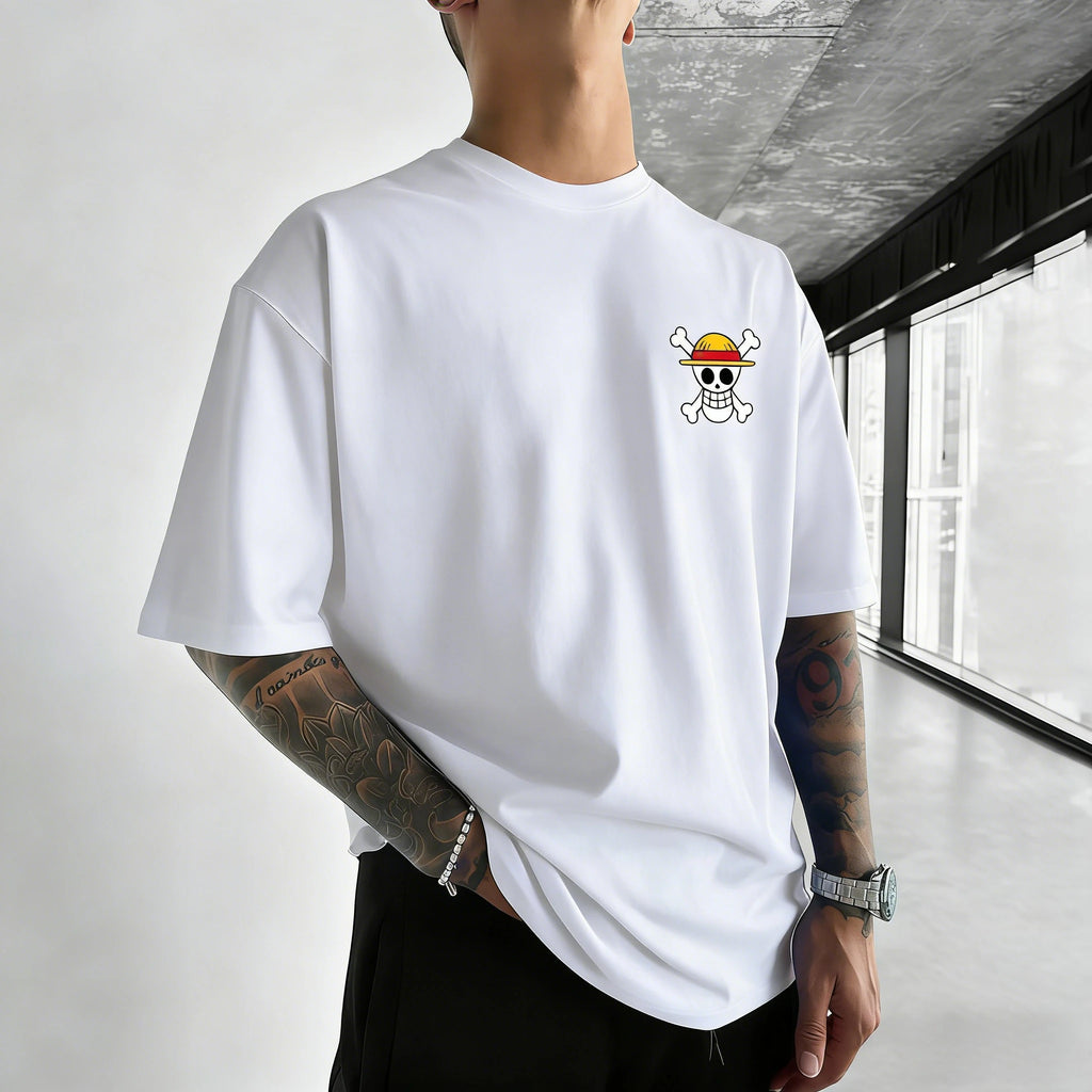 One Piece Anime Cotton T-Shirt for Summer