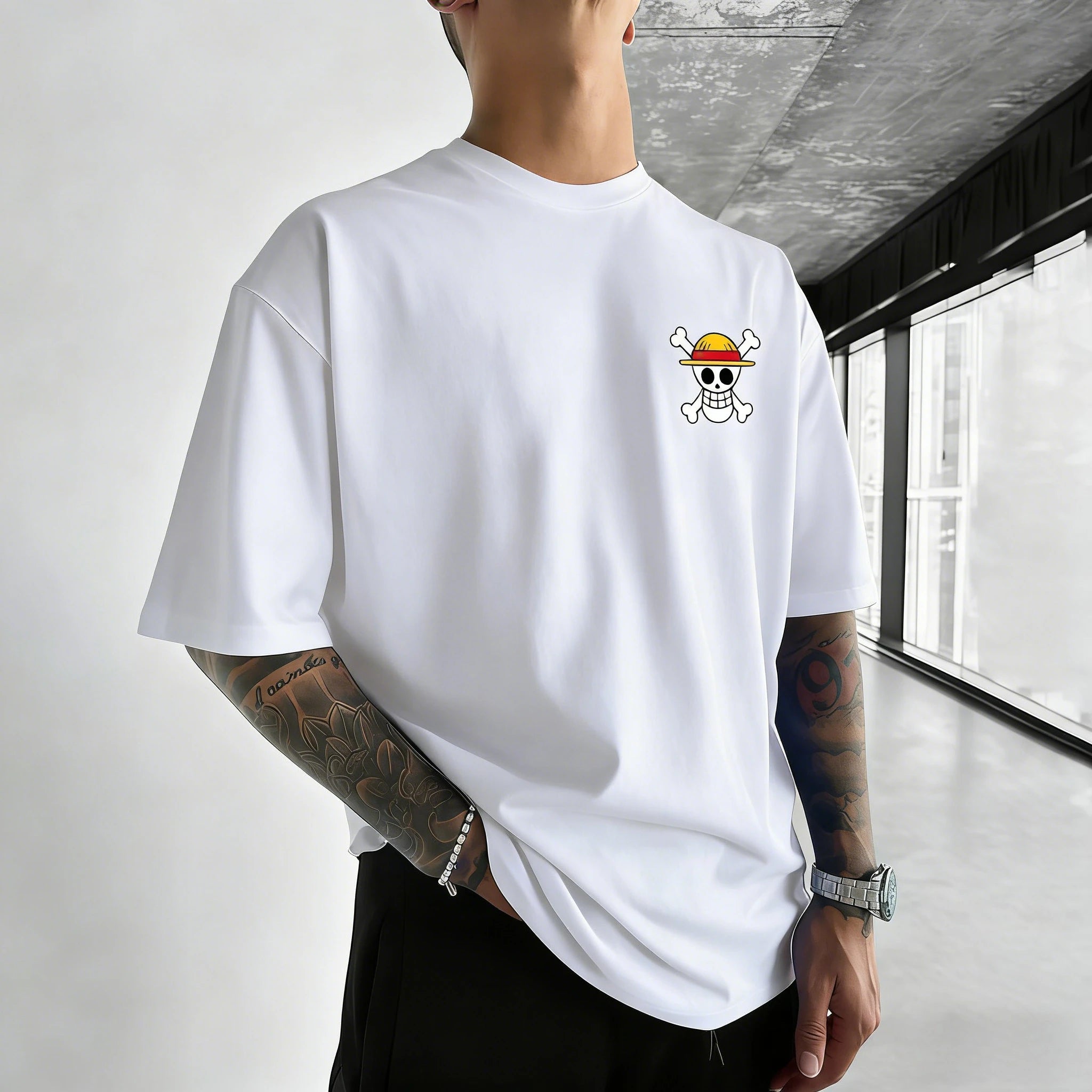 One Piece Anime Cotton T-Shirt for Summer