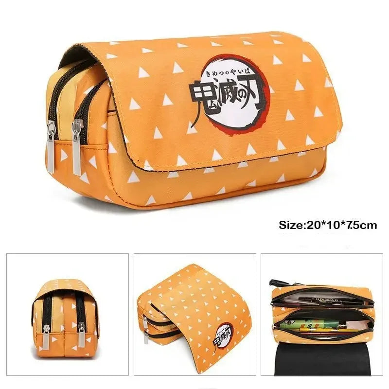 Demon Slayer 3D Anime Pen Bag for Students