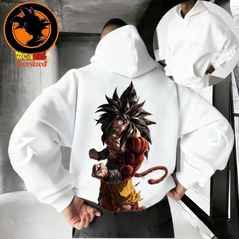 2026 Winter Dragon Ball Super Saiyan Retro Hoodie
