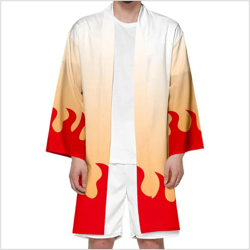 Adult Kimetsu No Yaiba Kimono Cardigan Costume