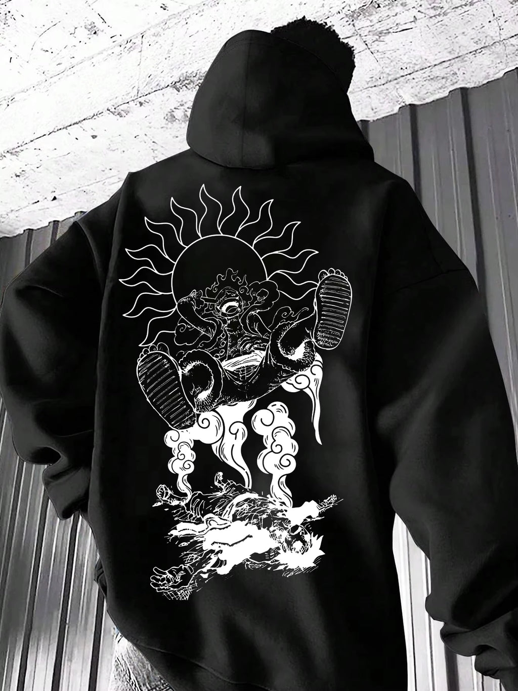 ONE PIECE Men's Cotton Casual Hooded Streetwear