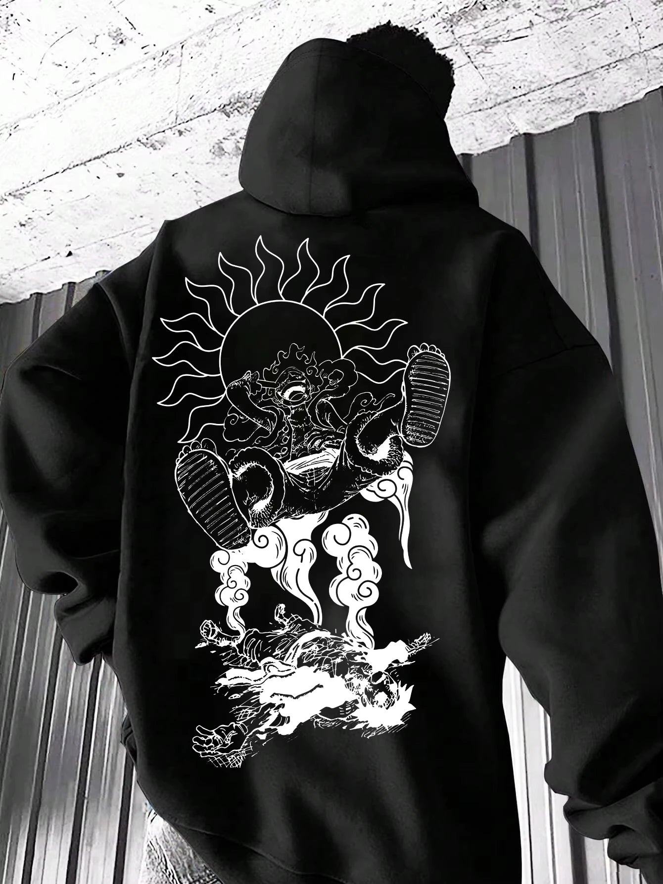 ONE PIECE Men's Cotton Casual Hooded Streetwear