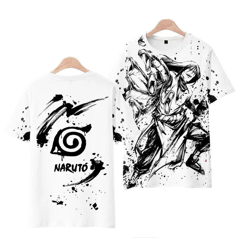 Anime Naruto Sasuke Cartoon Summer T-Shirt