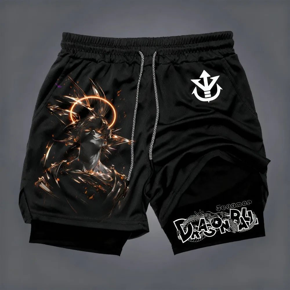 Dragon Ball Son Goku Men's Double-layer Shorts