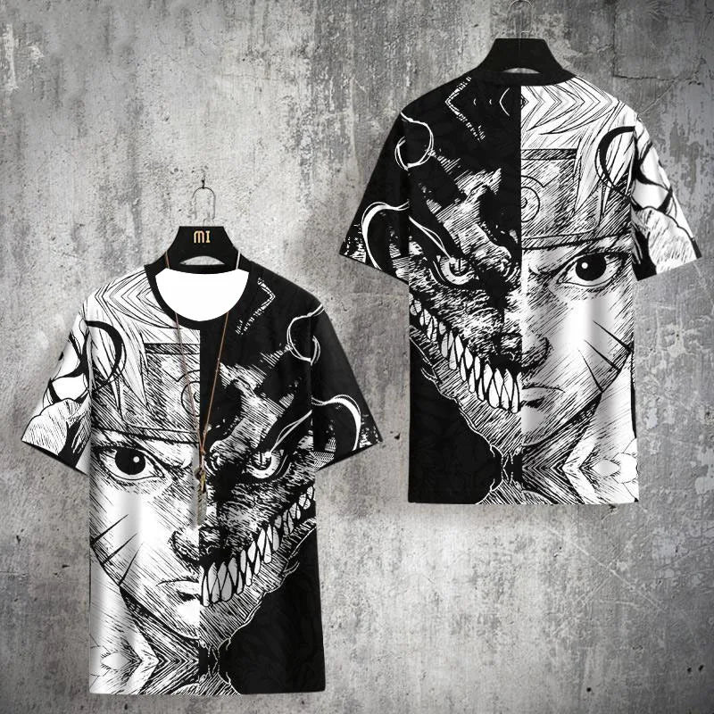 Naruto Organization Aki Flying Segment T-shirt