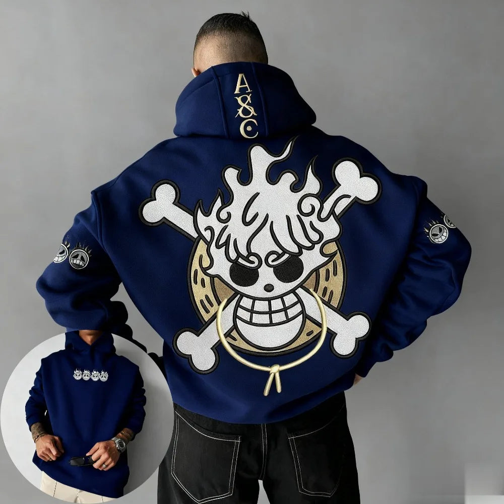One Piece Oversized Hoodie - Unisex Anime Sweatshirt