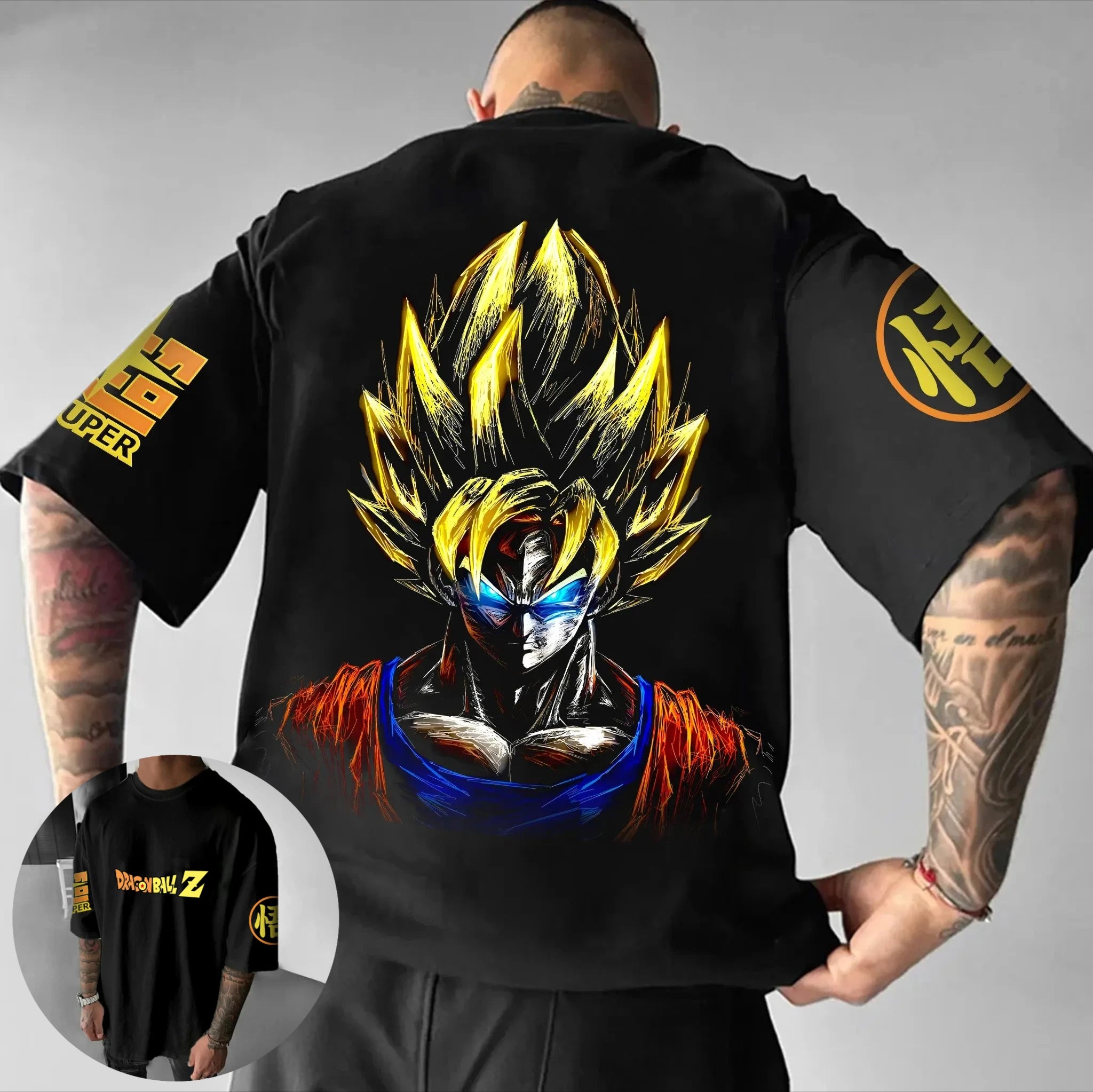 2026 Dragon Ball Retro Print T-shirt for Men & Women
