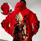 2026 Winter Dragon Ball Retro Hoodie - Super Saiyan