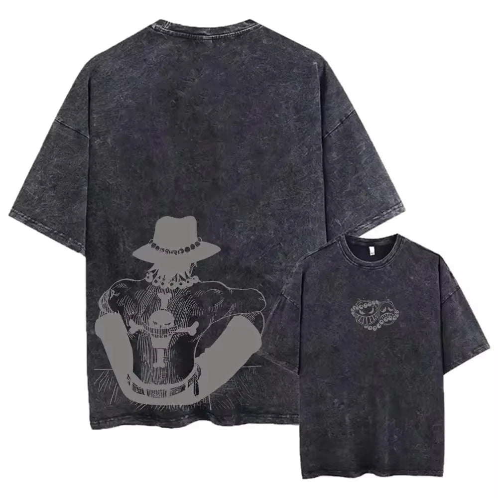 Vintage ONE PIECE Anime Nika Luffy T-Shirt
